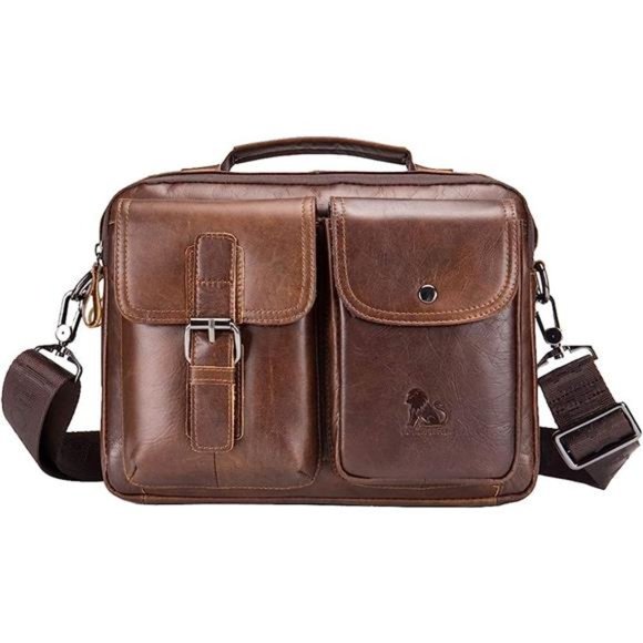 Small Leather Sling Shoulder Bag 31brown
